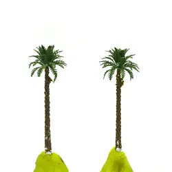 1/250 5,5 см масштаба пальмы с Медные листья Cocos nucifera модель пальмы для декорации, устройство железной дороги конструкций