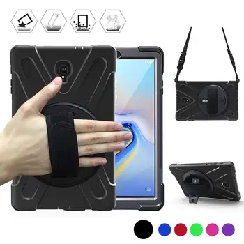 

Conelz For Samsung Galaxy Tab A 10.5 2018 T590/T595 Tablet Case Hybrid Shockproof Heavy Duty Defender Armor Case Kickstand Strap