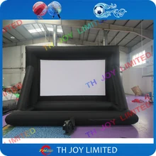 Воздуха до двери, лайкра экран+ Оксфорд трубка, гигантский надувной рекламный экран/надувной киноэкран/проекционный экран