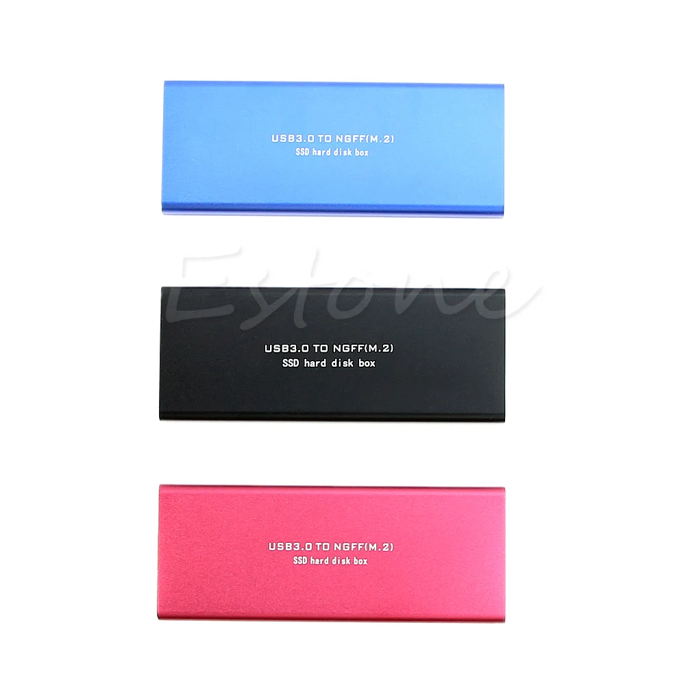 Горячий USB 3,0 к M.2 NGFF B Ключ SSD адаптер карта Внешний защитный корпус Чехол Коробка дропшиппинг