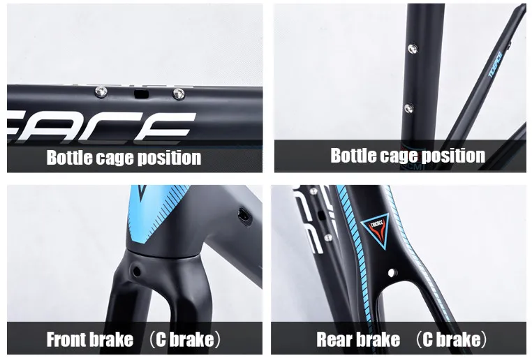 Cheap 2017-2018 Tideace aero Cadre Route Frameset Made in China Carbon Fiber Road Bike Frame Bicycle Frame 50/53/55cm 11 Cheap 2017-2018 Tideace aero Cadre Route Frameset Made in China Carbon Fiber Road Bike Frame Bicycle Frame 50/53/55cm 11