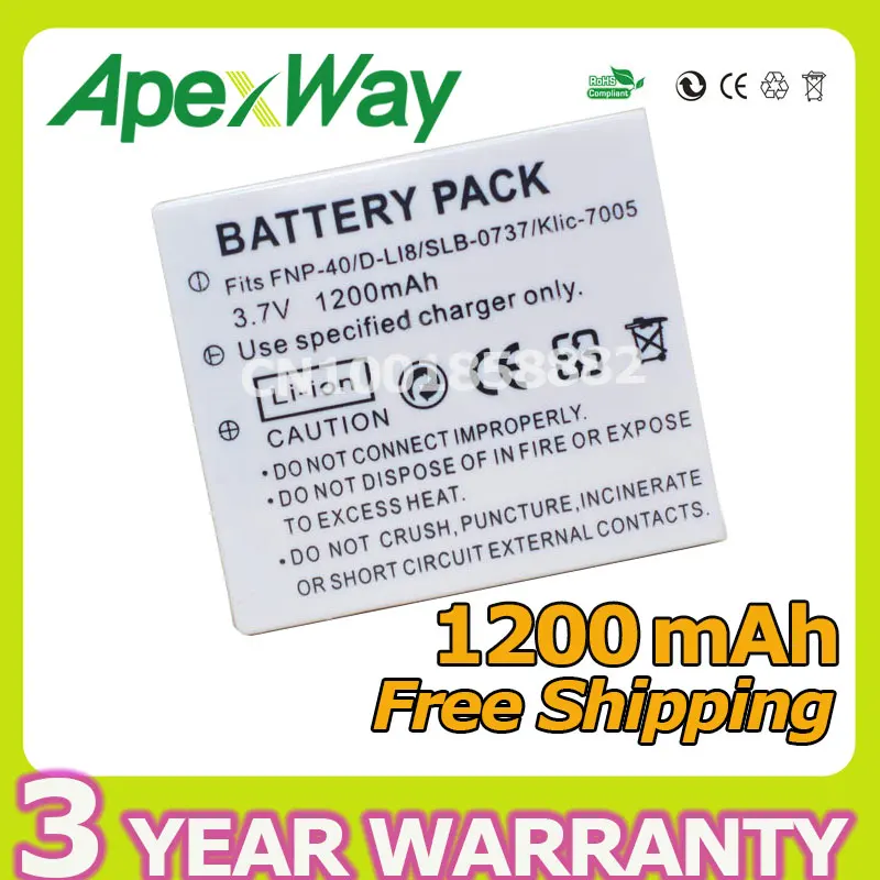 Apexway 1200 мАч 3 7 в телефон Аккумулятор для камеры Samsung i5 i6 i50 i70 L50 L60 L73 L80 L150 L700 NV3 NV5 NV7 |