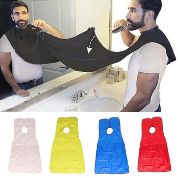 

Male Beard Apron Bib Hair Shave Apron for Man Beard Trimming Catcher Household Cleaning Protector Bathroom Accessories