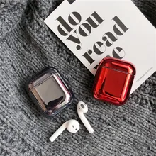 Наушники-вкладыши спортивные Android Airpods чехол для Funda Airpods Iphone 11 pro MAX S10 Mini Bluetooth беспроводной чехол для зарядки s