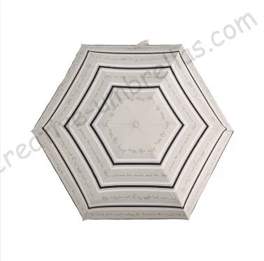 

5pcs/lot colour option five fold 70T aluminium beige fiberglass mobile phone umbrella black coating anti-UV wave parasol