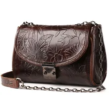 BULLCAPTAIN женские сумки через плечо из воловьей кожи с масляным воском, тисненая кожаная сумка, винтажные брендовые роскошные маленькие сумки-мессенджеры на плечо