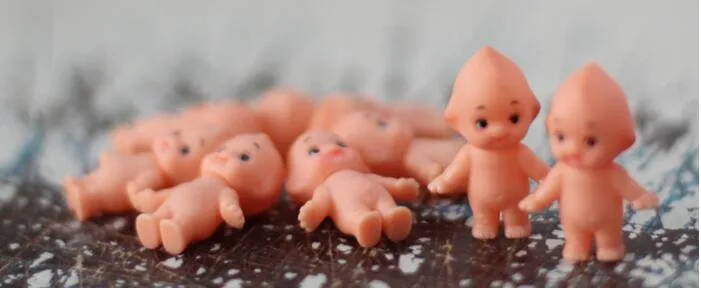 Горячая распродажа! Детский подарок мини милый/прекрасный kewpie домашнее украшение пластиковая кукла 5 шт/партия SU005