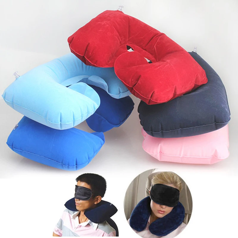 

New Arrivals Travel Relax Kits Essential Multifunctional Inflatable Pillow Patch Earplug Body Health Care Outdoor Sports Tools