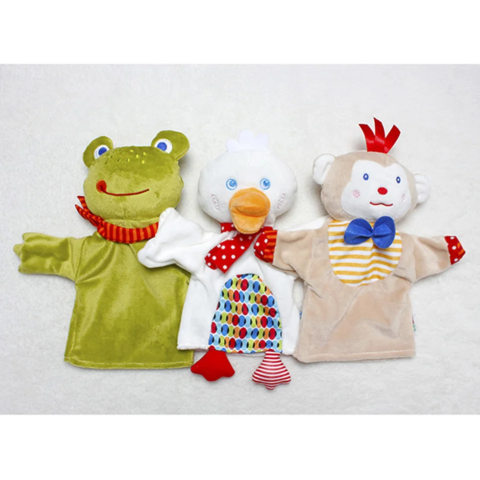 С изображением утки, лягушки кукольный привлекательное изделие ручной Куклы Мягкие развивающие игрушки на день рождения, детские игрушки для девочек, детские игрушки для детей I0057