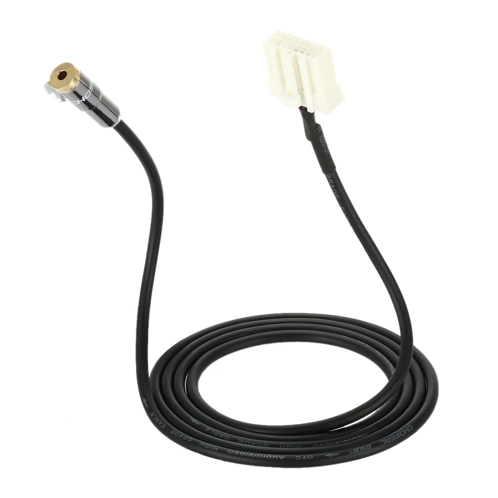 

KKmoon 3.5 mm Input Aux Cable Line Audio Adapter for Mazda 3 Mazda 6 M3 M6 Besturn B70 Car Phone Connector
