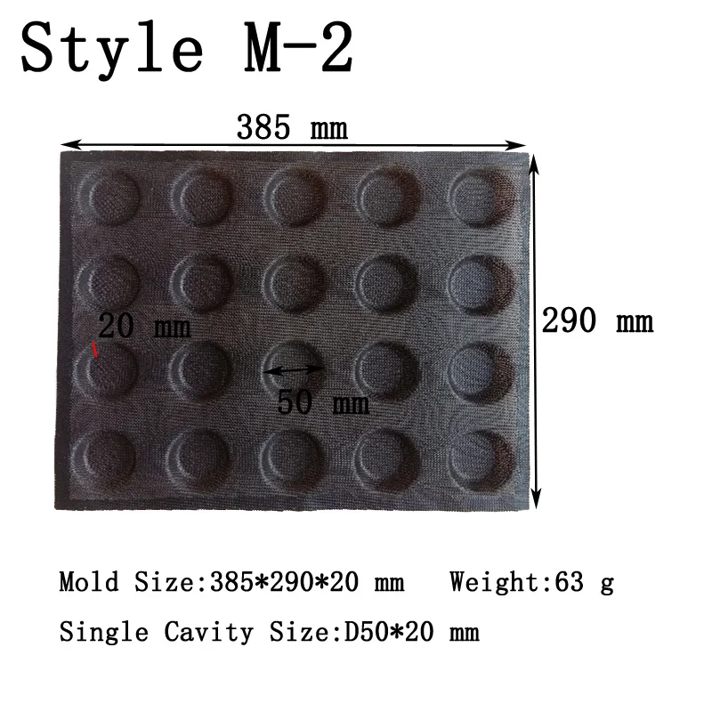 Meibum 20 полости антипригарное силиконовые Форма для хлеба 2 стиля вечерние DIY круглая форма для булочек сделать для печенья оборудование для выпечки Инструменты для выпечки