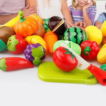 

29pcs/Set Unique Children Kids Cutting Fruit Vegetable Food Play Kitchen Educational Toys