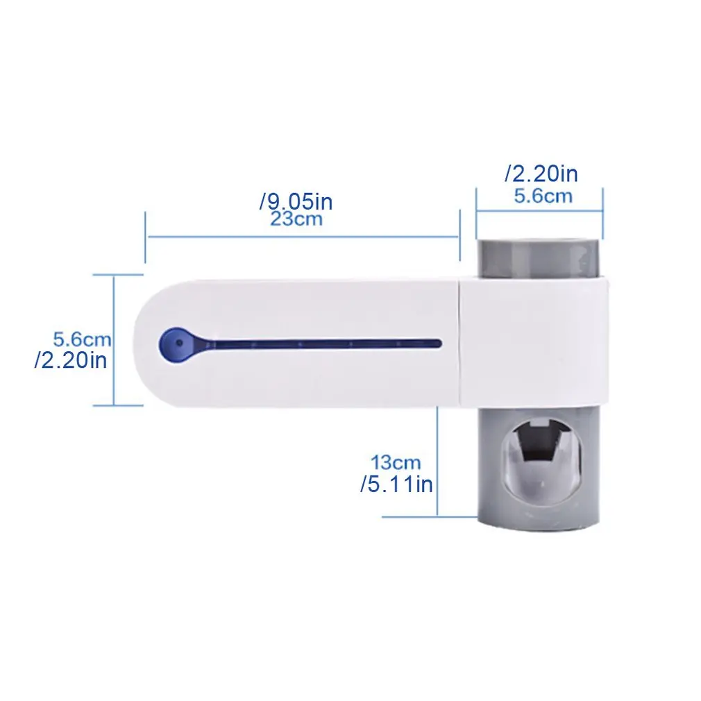 2-в-1 УФ Зубная щётка дезинфекции стойки автоматический зубные пасты комплект стерилизации Зубная щётка держатель Зубная щётка стерилизатор