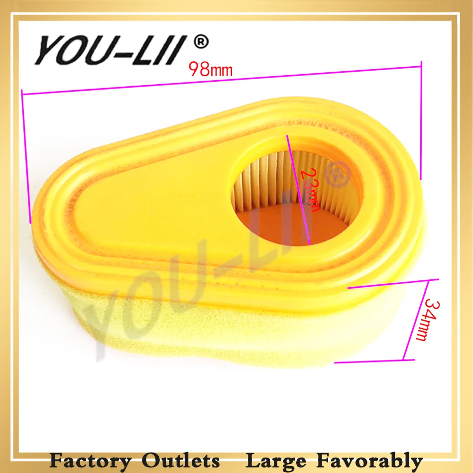 YOULII OEM Briggs & Stratton 792038 790388 30 161 газонокосилка очиститель воздушного фильтра