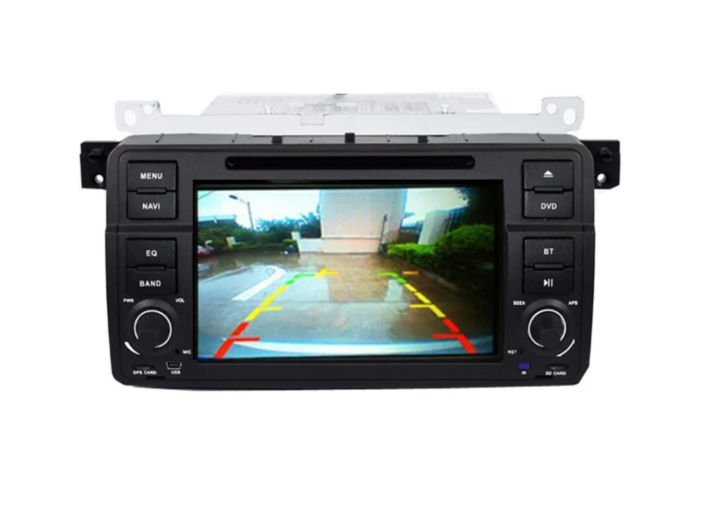 Android 7,1 автомобильный dvd-плеер для BMW E46 M3 с gps Bluetooth Wifi 3g USB SD DVD Руль управления+ 8 Гб SD карта