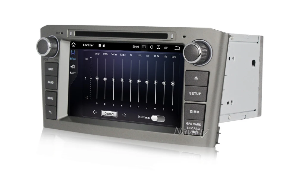 Flash Deal NaviFly PX3 2G RAM 7"2 din Android 7.1.1 car radio dvd player for Toyota Avensis t27 2003-2008 WIFI BT RDS GPS 9