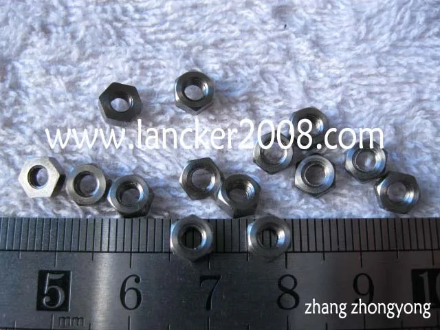 

M3 4 5 6 8 10 12 Titanium hexagon nuts with DIN934