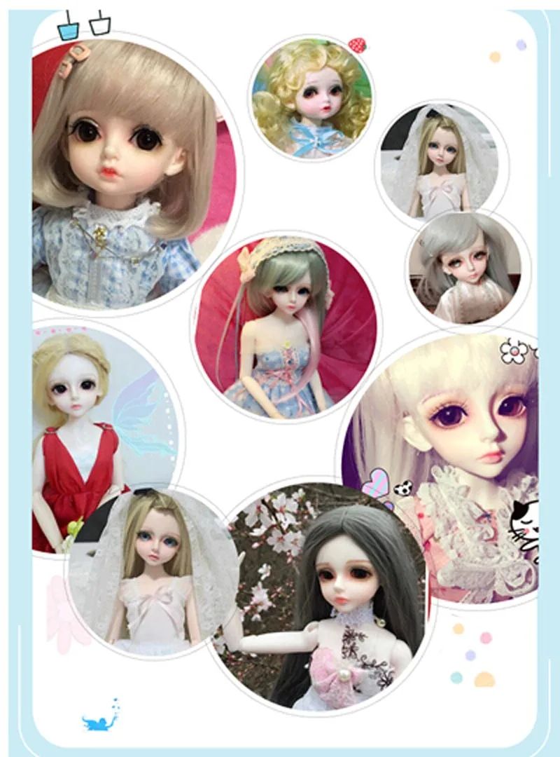 1/4 BJD кукла BJD/SD Мода Salgooss Смола Кукла с свободными глазами для маленькой девочки подарок