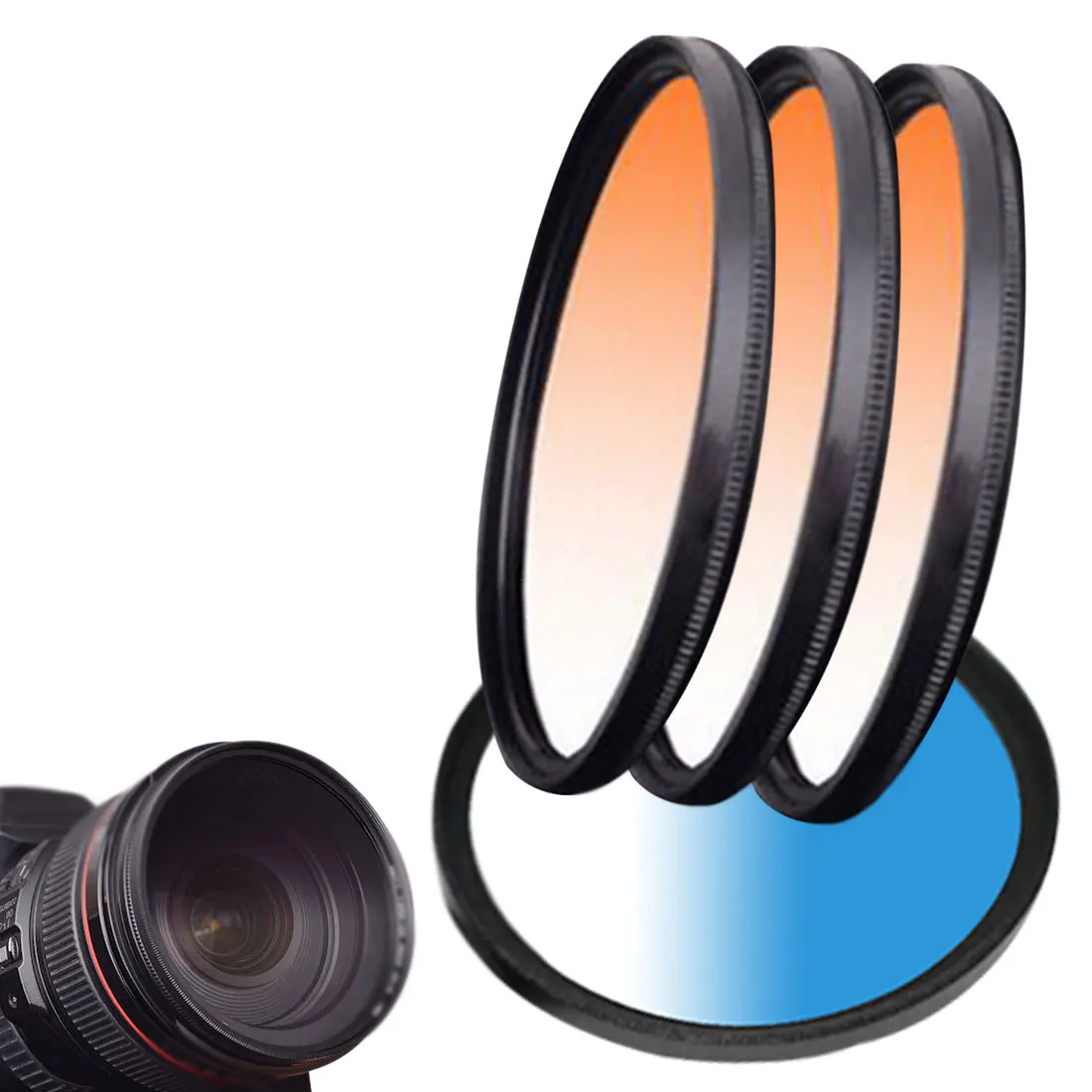 

New ND FLD UV MC Grad Round Gradient Filter 52mm 58 67 55 77 mm for Nikon Canon EOS 7D 5D 6D 50D 60D 600D d5200 d3300 d3200