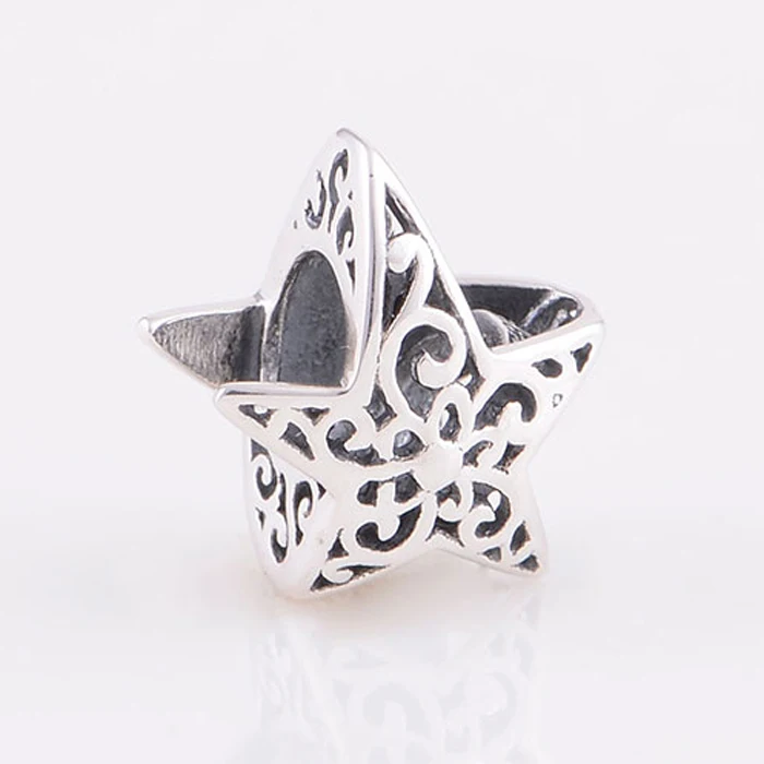 T034-(1)925 sterling silver charm pendant fit for Pandora charms bracelet DIY women jewelry making