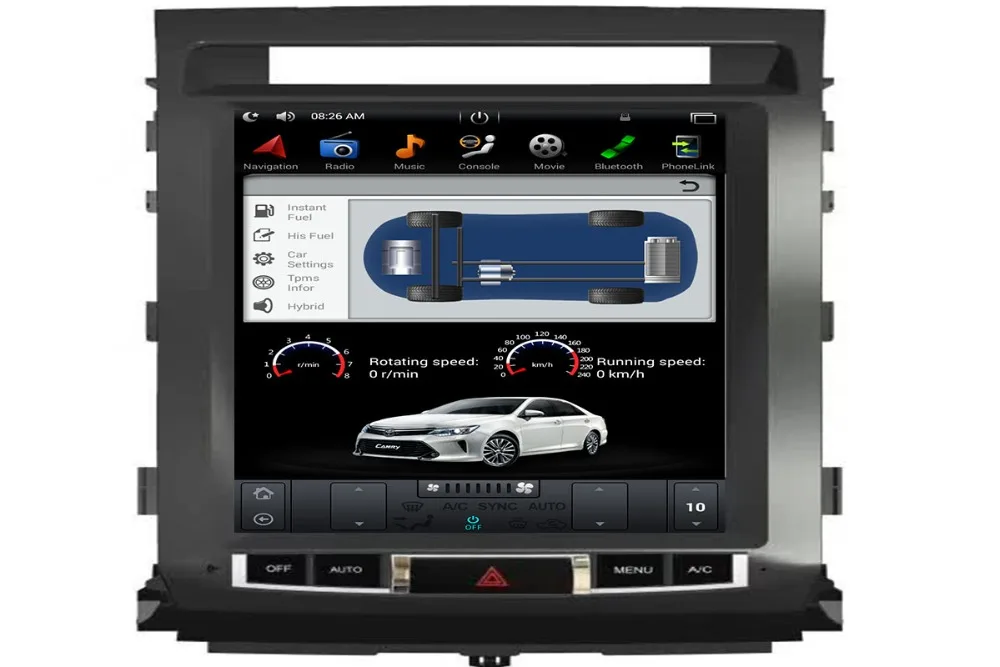 Top 12.1 Inch Tesla Style 2 Din Car Radio GPS Navigation Android 6.0 Car GPS Navigation DVD Player for LAND CRUISER LC200 2008-2015 3 Top 12.1 Inch Tesla Style 2 Din Car Radio GPS Navigation Android 6.0 Car GPS Navigation DVD Player for LAND CRUISER LC200 2008-2015 3