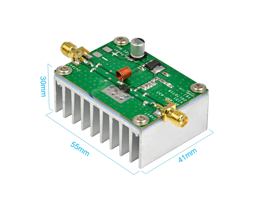 AIYIMA 433MHz 8W Power Amplifier Board RF HF High Frequency Amplifiers Digital Power Amplificador marine amplifier