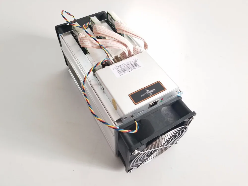 Bitmain Asic Miner AntMiner V9 4TH/S Bitcoin Miner(с БП) BTC BCH Miner экономичный чем Atminer S5 S7 S9 S9i S9j T9