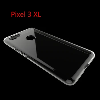 

100pcs/lot transparent smooth Soft TPU Cover Case For Google Pixel 3 XL