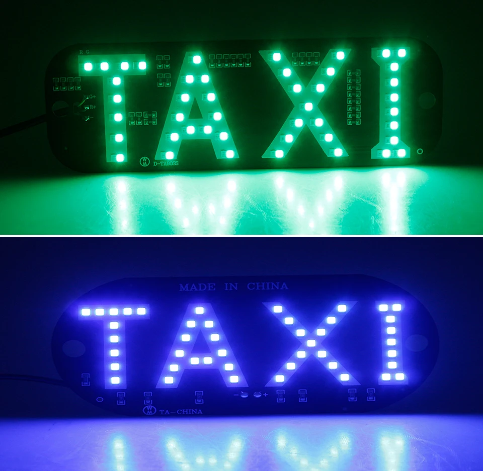 Avacom LED Taxi Indicator Light Windshield Display Lamp 12V LED Super Bright White/Red/Green/Blue Car Indicator Lights For Honda