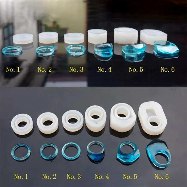 8Pcs Assorted Sizes Ring Silicone Mold For Resin Jewelry Resin Casting Mold  US Size 5-12 - AliExpress