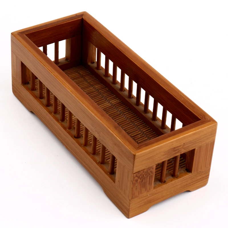 Storage Bamboo Box storage holder Handmade Vintage Wooden Treasure Case