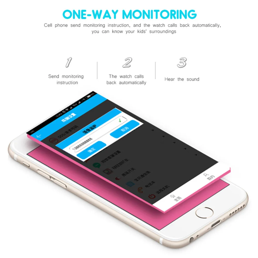 Q90 GPS Kinder Smartwatch SOS Anruf Location WiFi Smart Baby Uhr Touch Screen Remote Monitor Anti-V