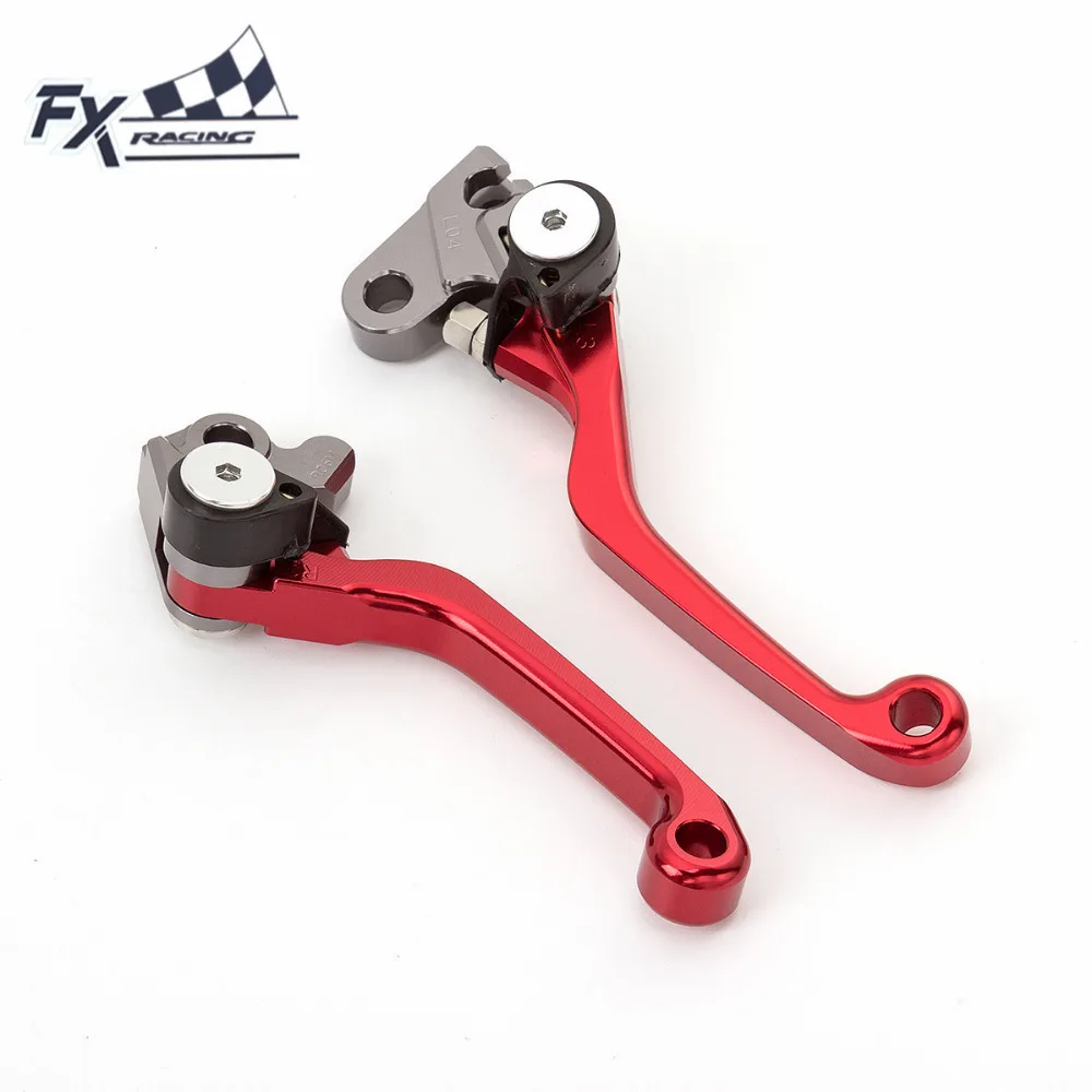 RED For Motocross Pitbike Dirt Pit Bike Brake Clutch Lever For Honda ...