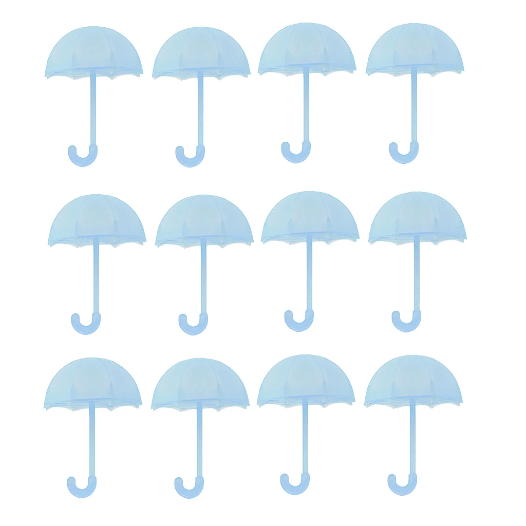 Pieces of 12/Set Clear Small Umbrella Sweets Candy Boxes Baby Shower Gift Favor