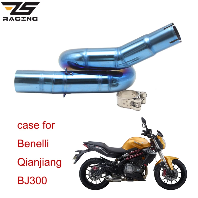 ZS гоночный мотоцикл для Benelli BJ300GS глушитель средней трубы мотоцикла 50 8 мм