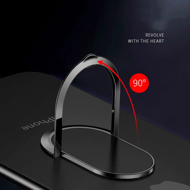 Ультра тонкий палец кольцо держатель для магнитного автомобиля мобильного телефона держатель универсальная подставка для samsung huawei Xiaomi