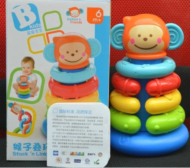 を新しい赤ちゃんのおもちゃ猿折りたたみカップタンブラースタッキング6ヶ月 赤ちゃんtoys New Baby Toys Baby Toysbaby Toys Monkey Aliexpress