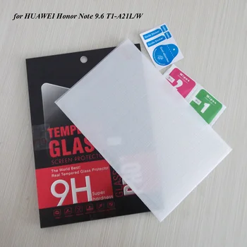 

100PCS/Lot HD Premium Tempered Glass Film For HUAWEI Honor Note T1-A21L T1-A21W Screen Protector 9.6'' By DHL