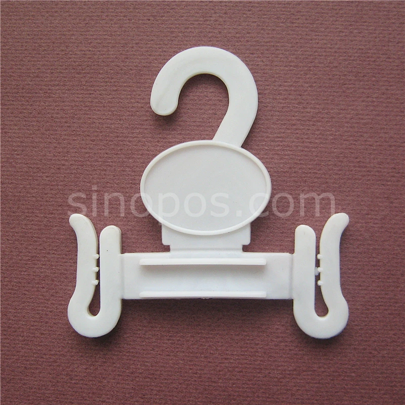 Heavy Duty Shoes Heel Clip Hangers, footwear plastic display hooks flip