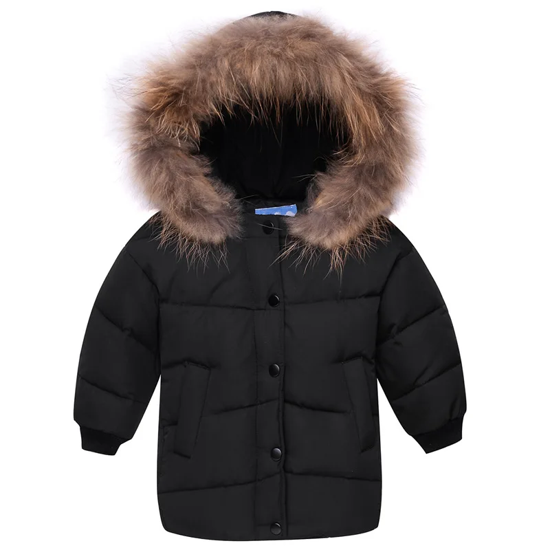 Детская одежда; осенне-зимние куртки-пуховики для девочек; теплые пальто с мехом; зимние комбинезоны с капюшоном; Верхняя одежда для детей; комбинезоны