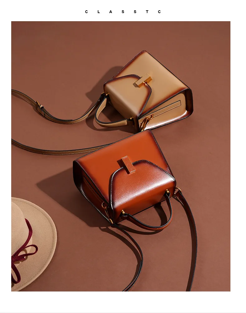 Women genuine leather handbag 13