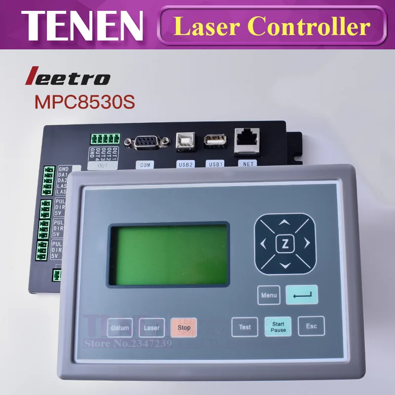Leetro MPC6585 MPC8530S лазерный контроллер DSP система управления движением панель с ЧПУ дисплей для CO2 лазерная гравировка резка машина