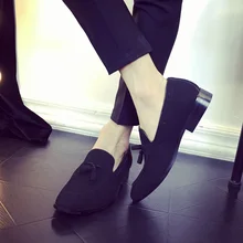 2016 New Arrival Casual Mens Shoes Suede Leather Men Loafers Moccasins Fashion Low Slip On Men Flats Shoes oxfords Shoes EPP126