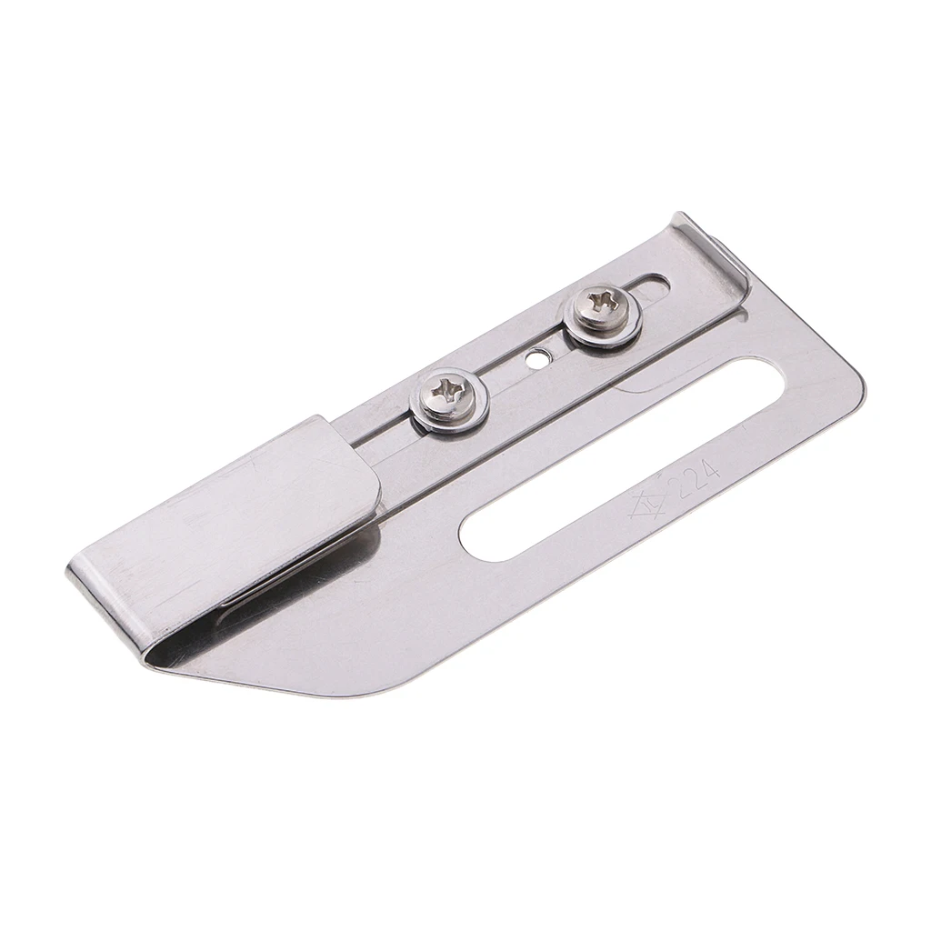 

DAYU224 Adjustable Cloth Guide Knitwear Collar Binding Industrial Sewing Machine Parts for 2 or 3 Needle CoverStitch Machine