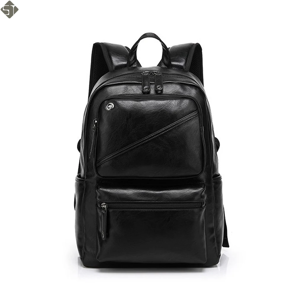 

Fashion Brand leather men backpack new high quality man's backpack large capacity men travel bag duffel bag laptop backpack