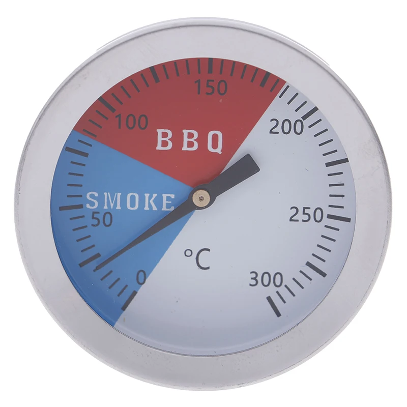 

Stainless Steel 0-300 Celsius Barbecue BBQ Smoker Grill Thermometer Temperature Gauge
