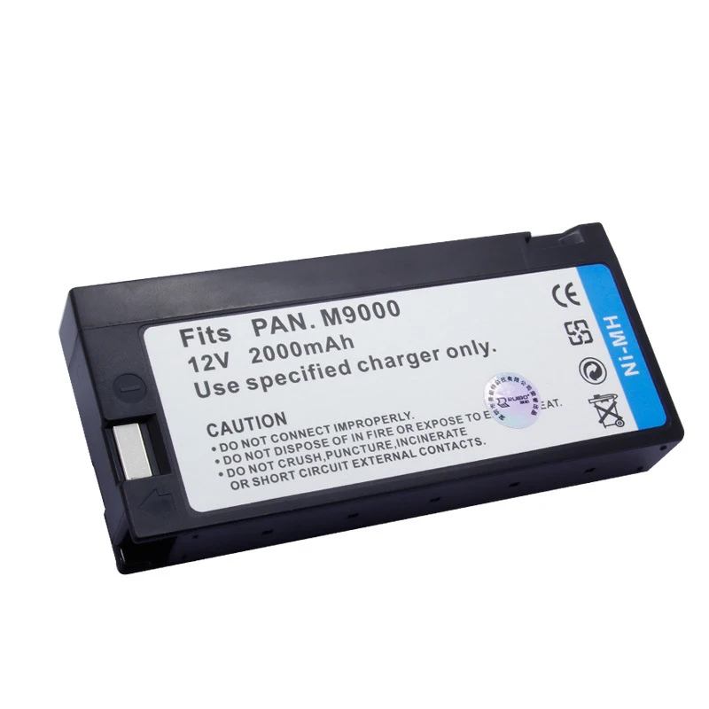 2000mAh for Panasonic VW M9000 M9500 Camera Battery VW VBF2E VBF2T