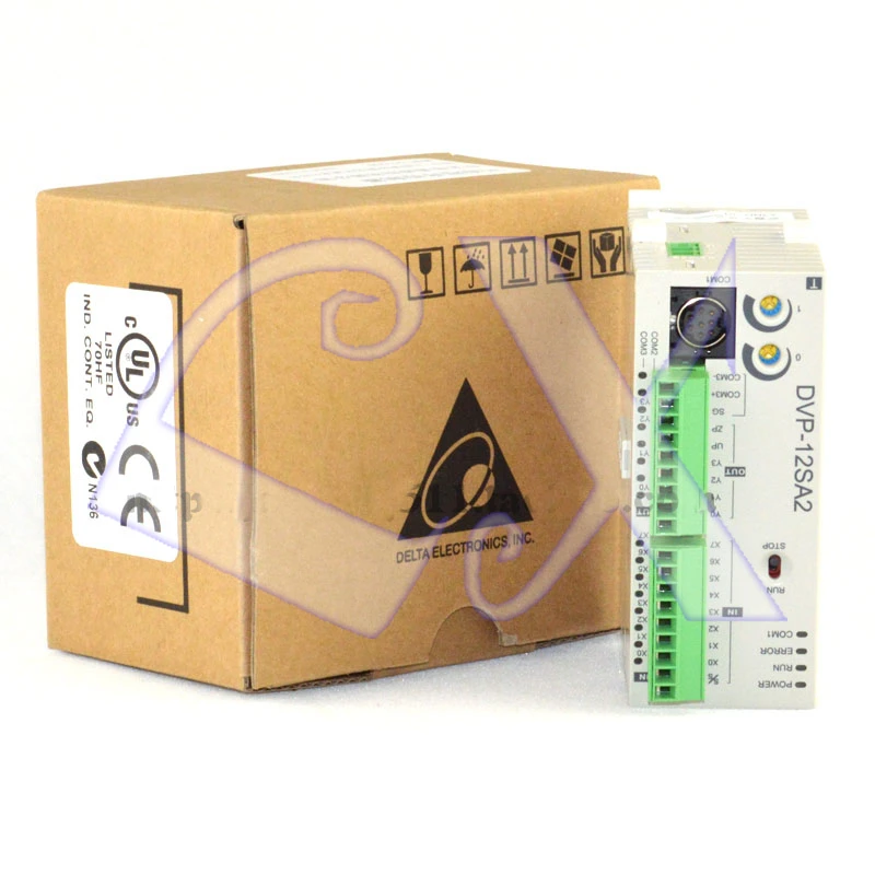 Новый оригинальный программируемый контроллер Delta DVP12SA211R SA2 серии 24VDC 8DI 4DO