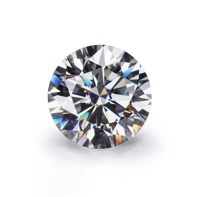 

Round Brilliant Cut 0.5ct 5mm IJ Color Lab Created Moissanites stone