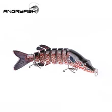 Angryfish 1 шт. рыболовная приманка 13 см 29 г 8 сегментов приманка с искусственными крючками